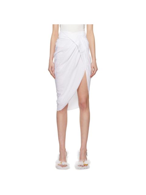 White Les Classiques 'La Jupe Saudade' Midi Skirt