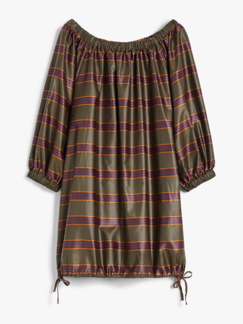 ALCAMO Off-the-shoulder dress in a cotton blend