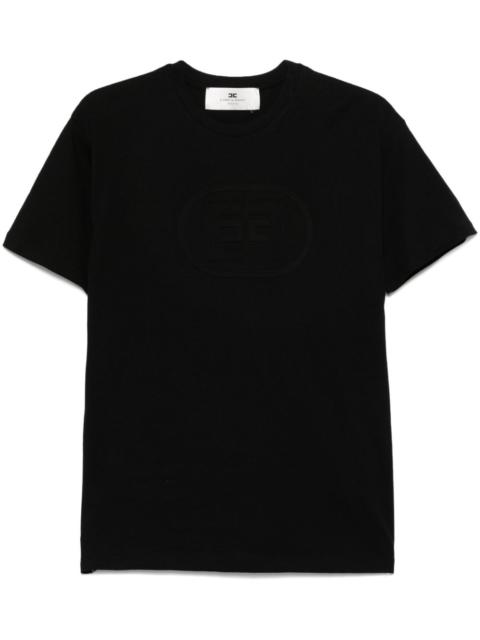 logo-embossed T-shirt