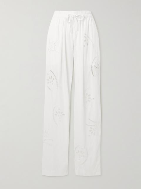 Hectorina Broderie Anglaise Modal-blend Pants