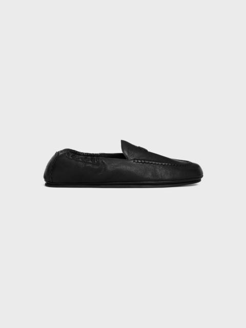 CELINE ADAM LOAFER WITH TRIOMPHE IN GOATSKIN
