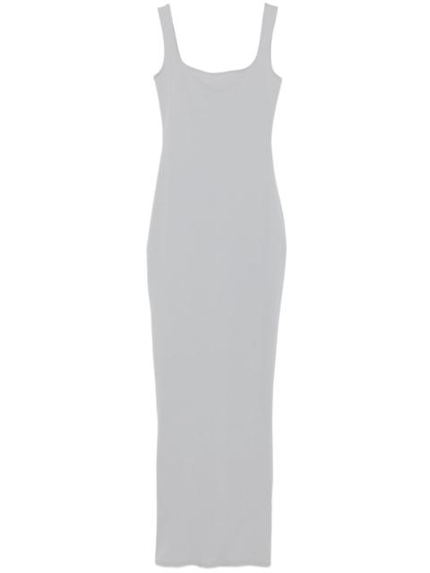square-neck maxi dress