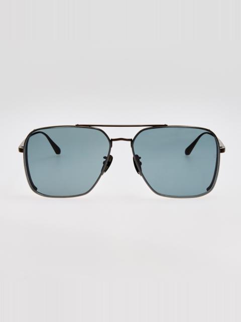 Asher Sunglasses in Matt Nickel