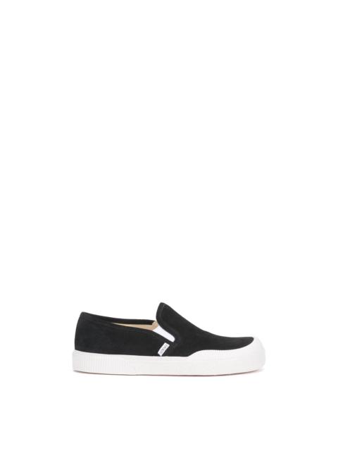 Loewe Terra Vulca slip-on sneaker in suede | REVERSIBLE