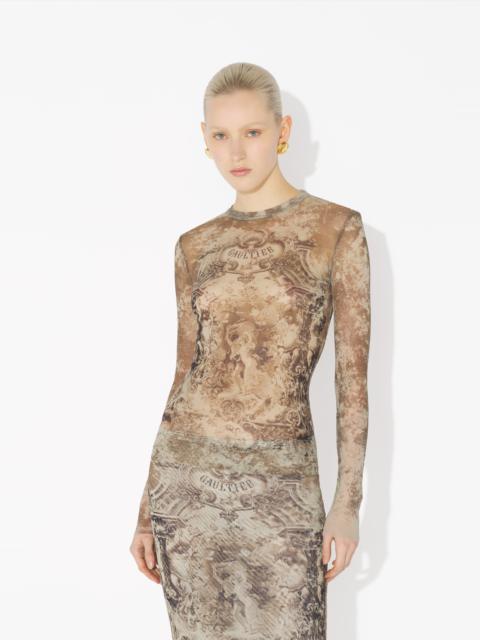 THE BEIGE MÉDAILLON TOP