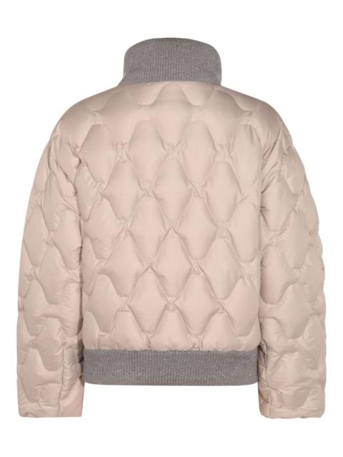 quilted bomber jacket