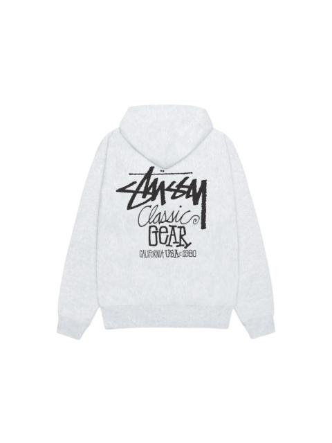 Stussy Classic Gear Hoodie Ash Heather