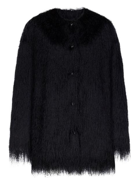 Filipo fringed button coat