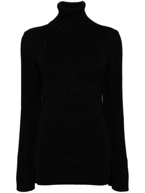 ribbed turtleneck top