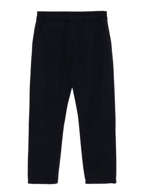 pocket-detail knit trousers
