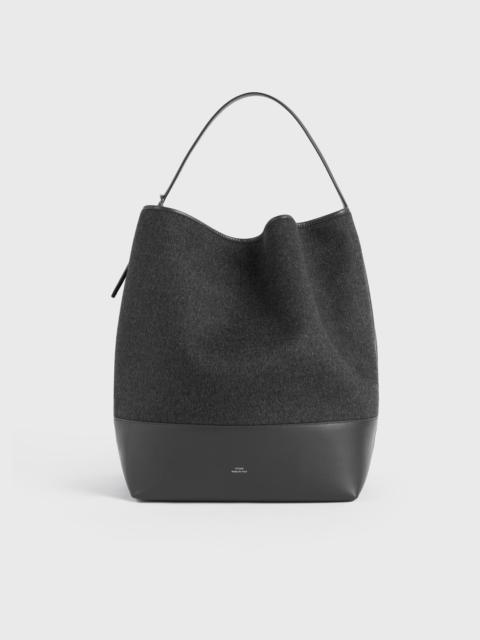 Belted doublé tote grey