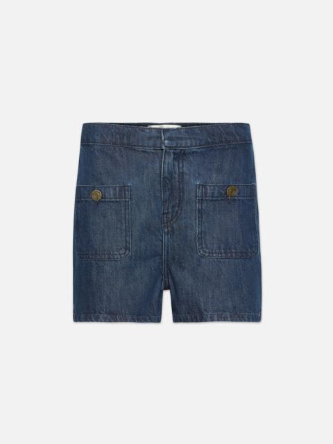 Patch Pocket Trouser Short in Cleopatra