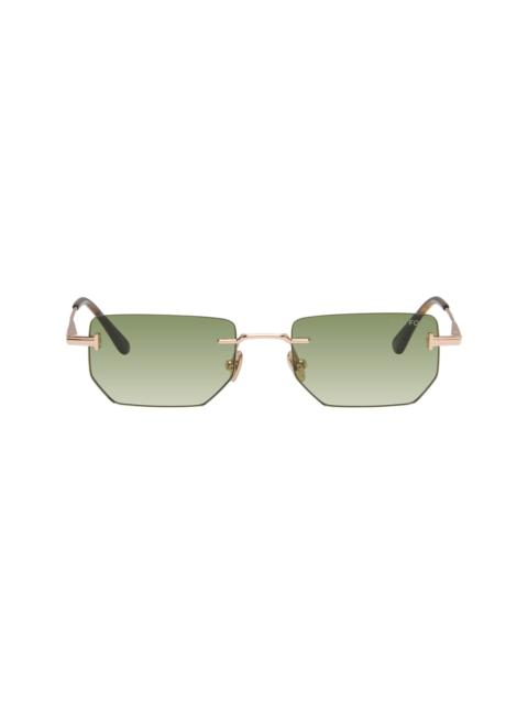 Rose Gold Ethan Sunglasses