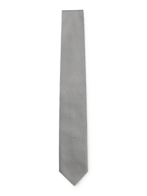 JACQUARD-PATTERN TIE IN A SILK BLEND