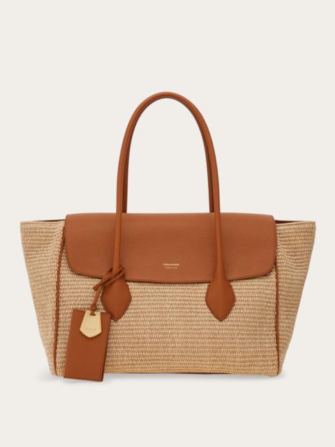 East-West tote bag (L)