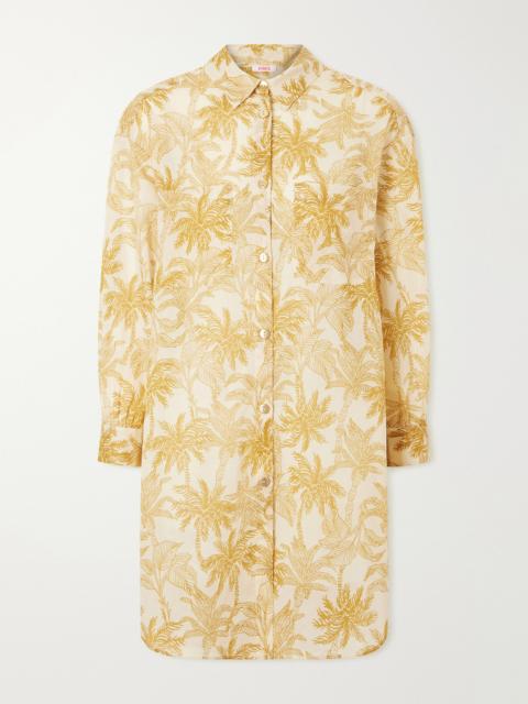 Exotisme Printed Cotton-voile Shirt