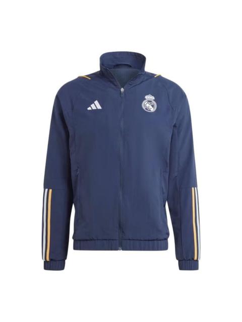 adidas Real Madrid Tiro 23 Presentation Jacket 'Blue' IB0862