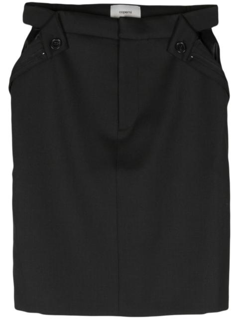 Open Hip pencil skirt