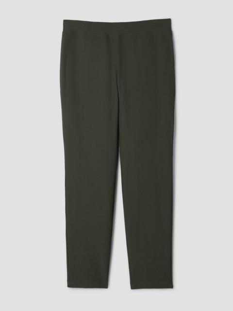 Washable Stretch Crepe Slim Pant