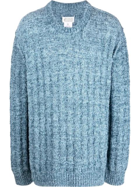 ribbed-knit crew-neck jumper
