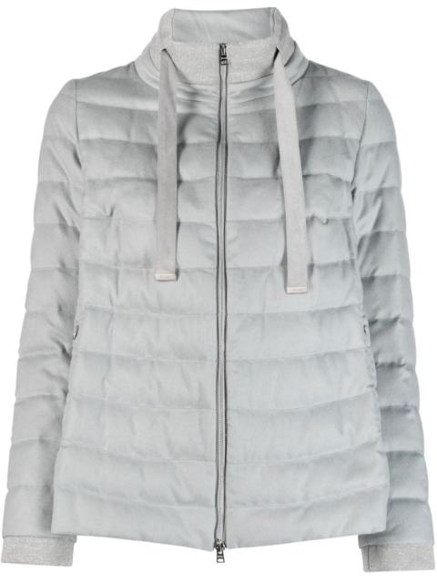 funnel-neck padded jacket