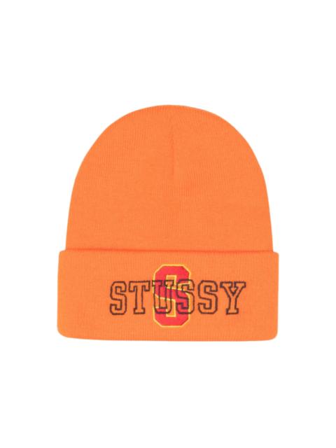 Stussy Cuff Varsity S Beanie Orange