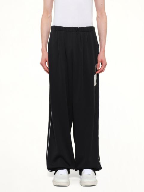 Amateur Sewn Track Pants in Black