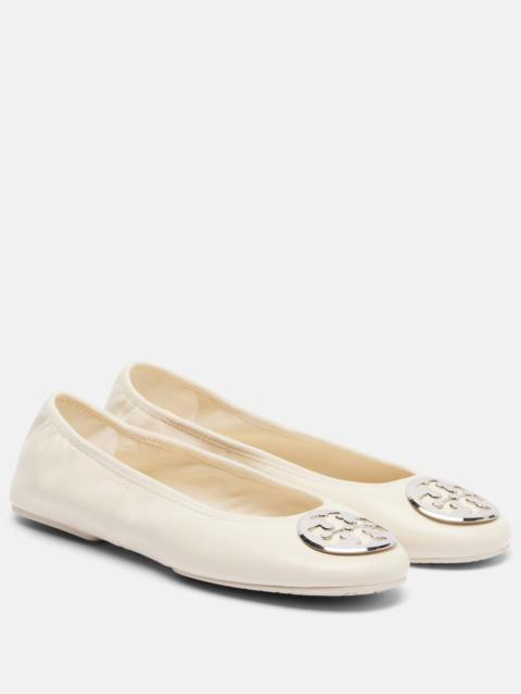 Reva Travel leather ballet flats