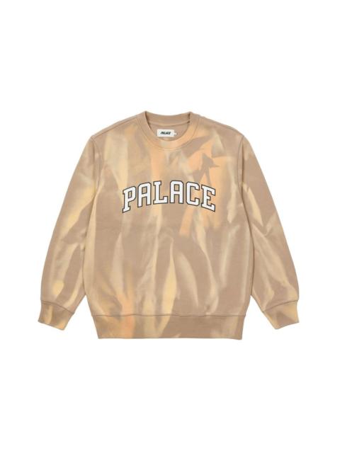 Palace Try-Dye Crew Beige/White