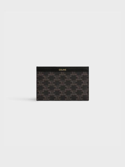 Card holder in Triomphe Canvas and calfskin