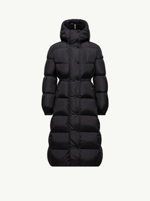 Chamer Wool-Trimmed Hooded Long Down Jacket