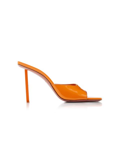 Laura Patent Leather Sandals orange