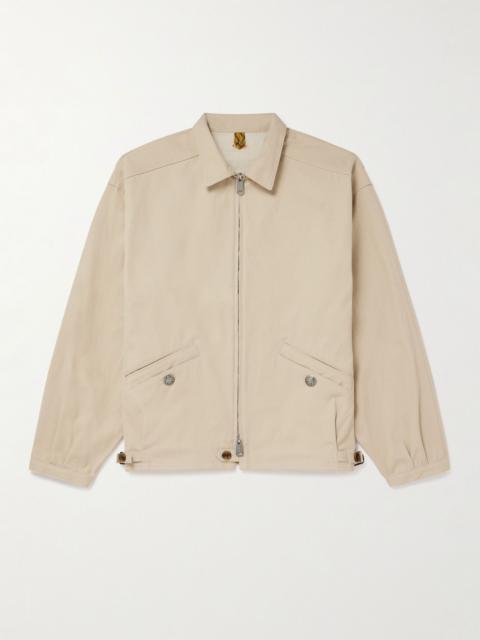 Kayak Paw-Paw Cotton-Canvas Blouson Jacket Beige