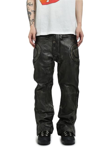 LEATHER PANTS / BLK