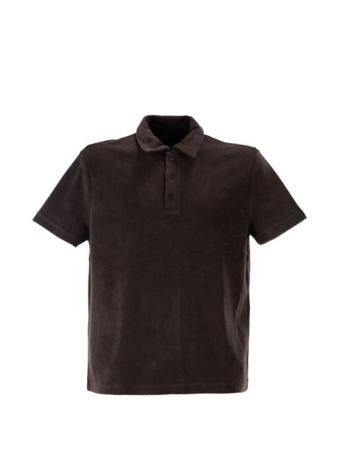 terry polo shirt