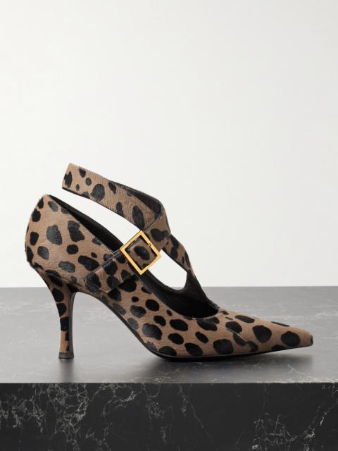 Sloan Leopard-print Calf Hair Pumps