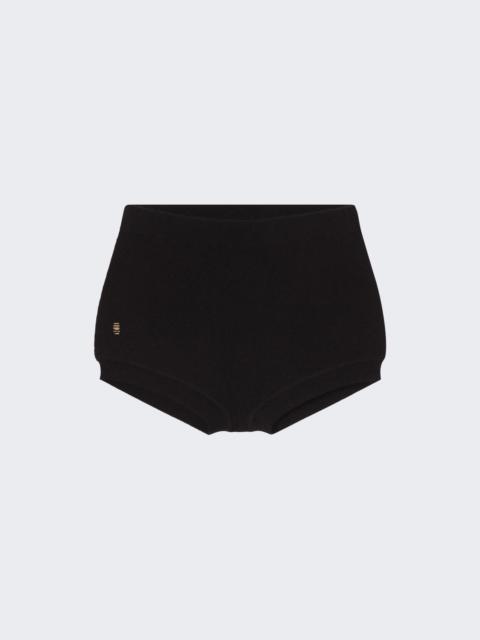 Rib Stitich Bloomer Black