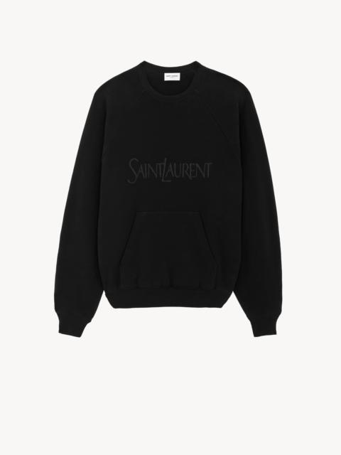saint laurent raglan sweatshirt