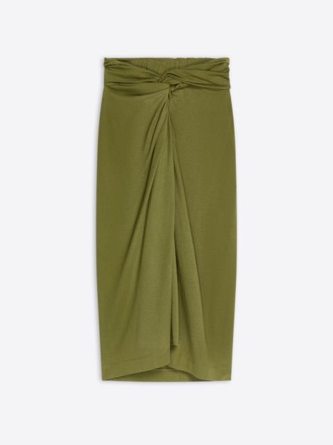 KNOTTED JERSEY SKIRT