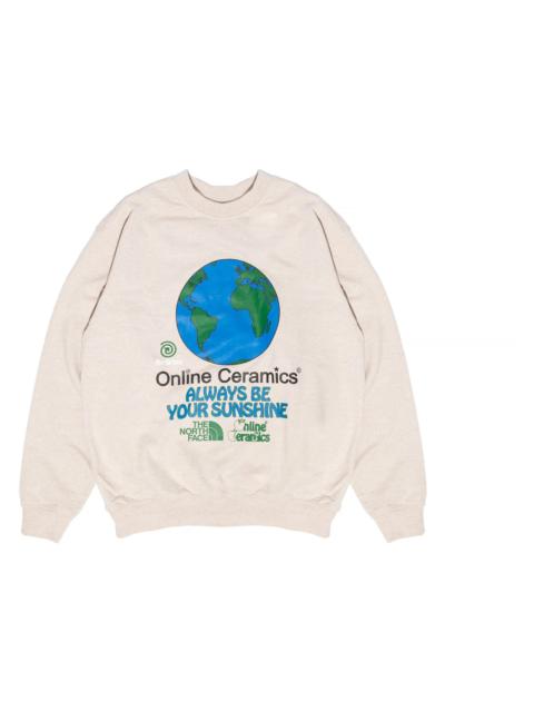 The North Face x Online Ceramics Regrind Crew Sweatshirt White