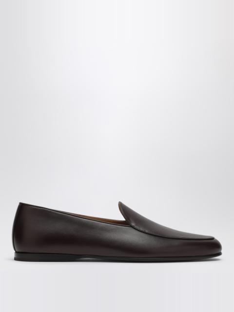 Anton Walk loafers in coffee-colored leather