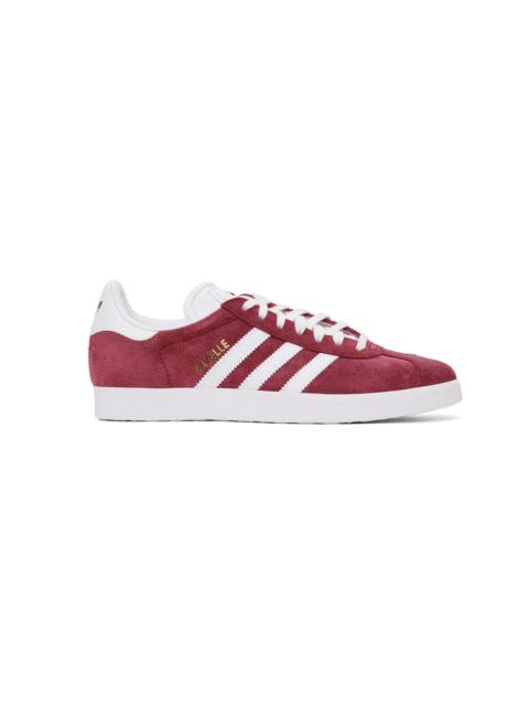 Burgundy Gazelle Sneakers