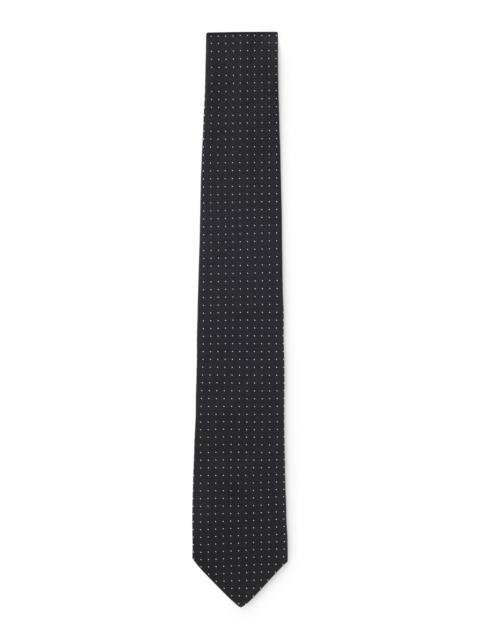 JACQUARD-DOT TIE IN A SILK BLEND
