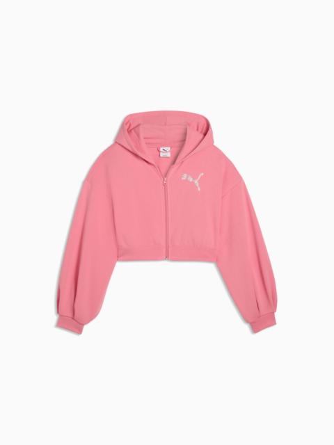 Essentials Graphics Bedazzled Women's Zip-Up Hoodie