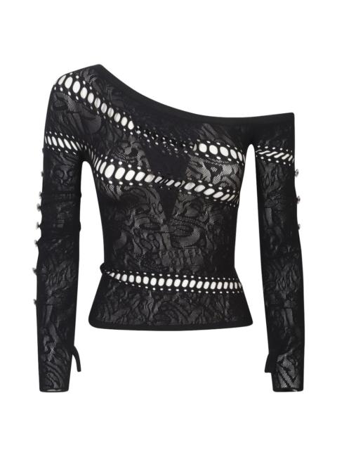 Ivy cutout one-shoulder top