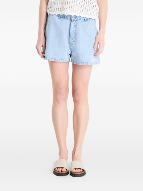 Lova light-wash denim shorts