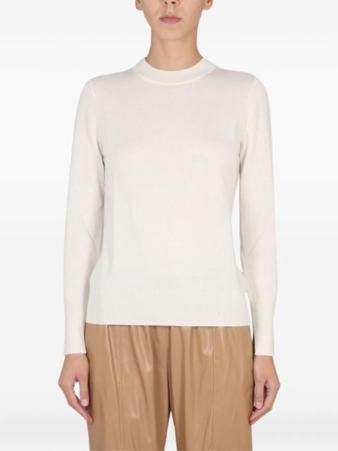 round-neck cashmere sweater