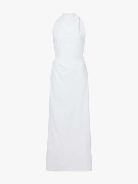 Selena Twist Back Dress in Matte Viscose Crepe