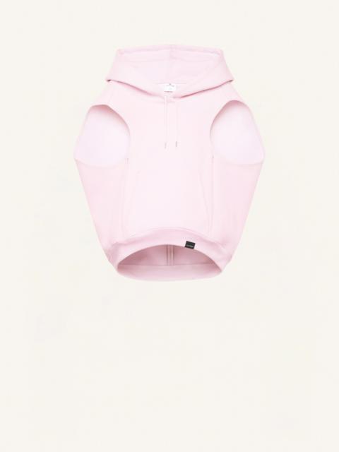 HOODIE SLEEVELESS SPACE FLEECE