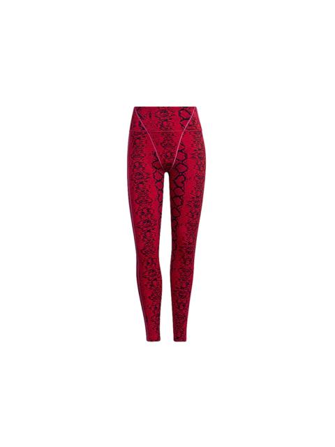 adidas Ivy Park Allover Print Tights Red/Black